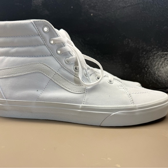 Vans Other - New without Box Men’s Vans Sk8-Hi True White White Canvas Sneakers Size Men 12.